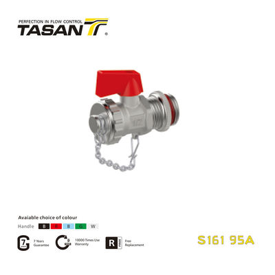 شیر دیگ برنجی S161 95A با دسته آلومینیومی نوع L 16 بار