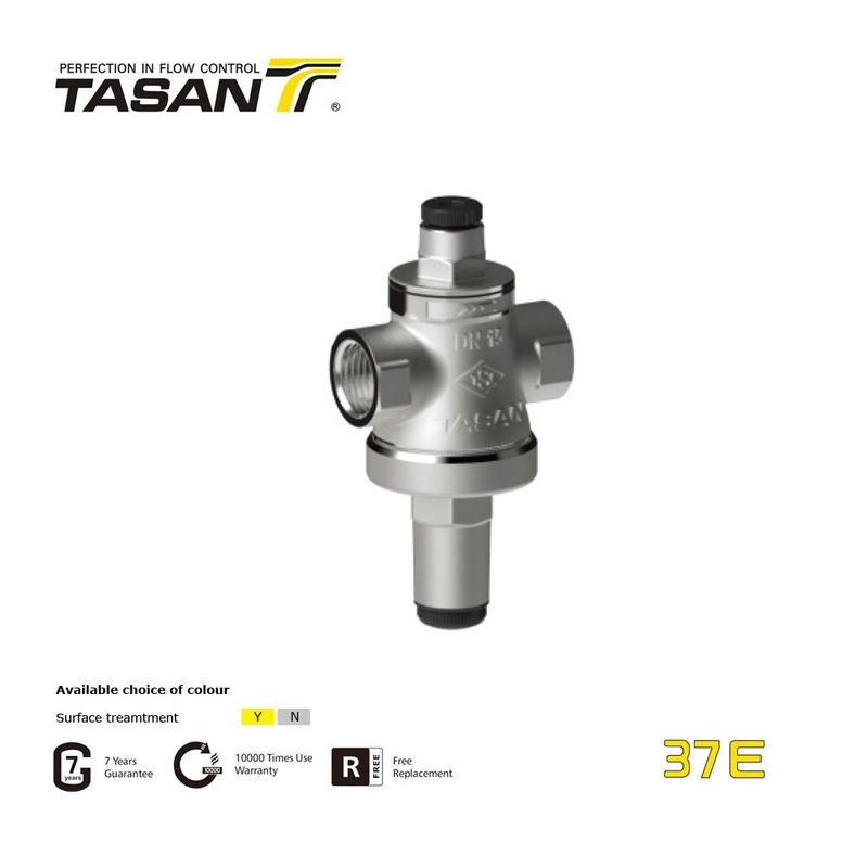 شیر کاهش فشار آب 1/2 اینچی SS فنر خطی برای سیستم لوله کشی 37E