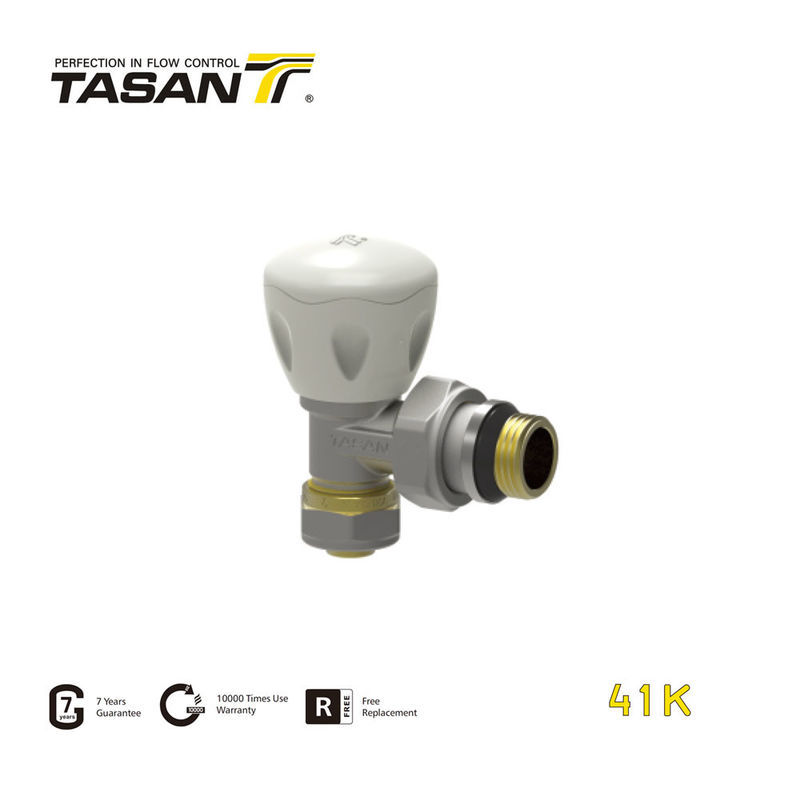 دریچه لوله رادیاتور زاویه برنجی 145 Psi 1/2 اینچ ضد نشت شیر ​​رادیاتور 41K