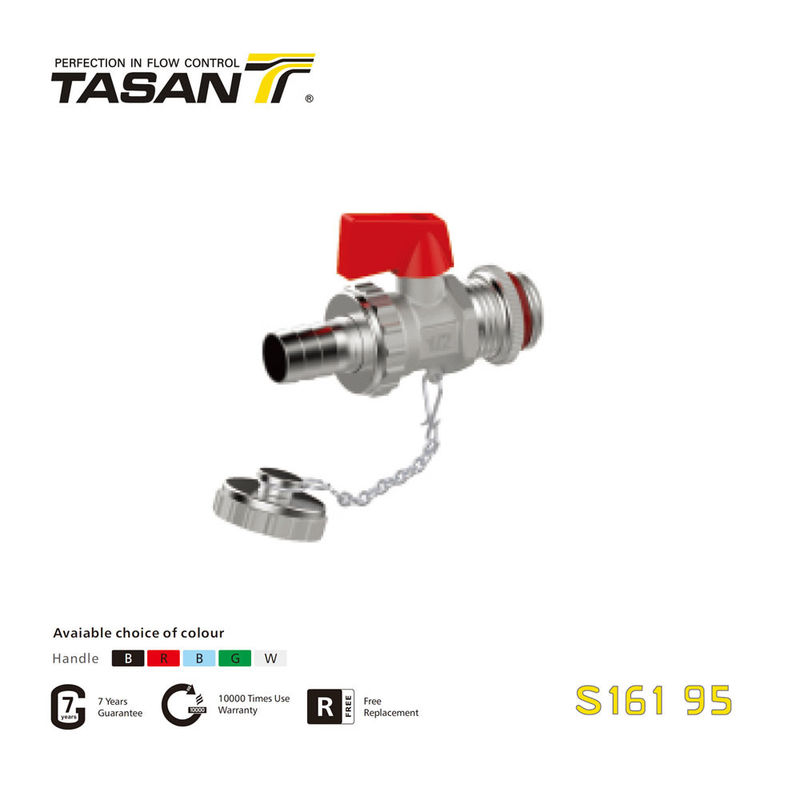 سوپاپ دیگ برنجی S161 95 ISO 228 رزوه 232 Psi با دسته آلومینیومی L