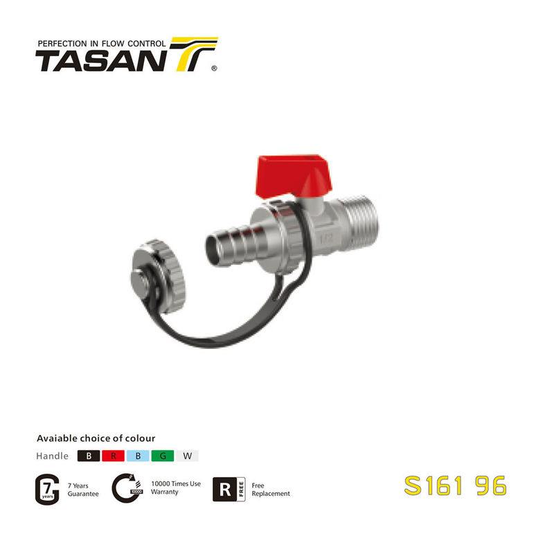 سوپاپ دیگ برنجی S161 96 ISO 228 رزوه 232 Psi با دسته آلومینیومی L