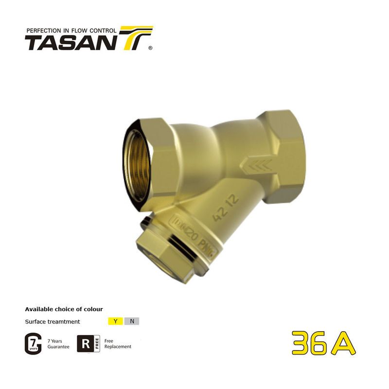 ISO9001 3/8 اینچ ~ 4 اینچ برنجی چک شیر برنجی فیلتر Y ANSI 1.6Mpa 36A